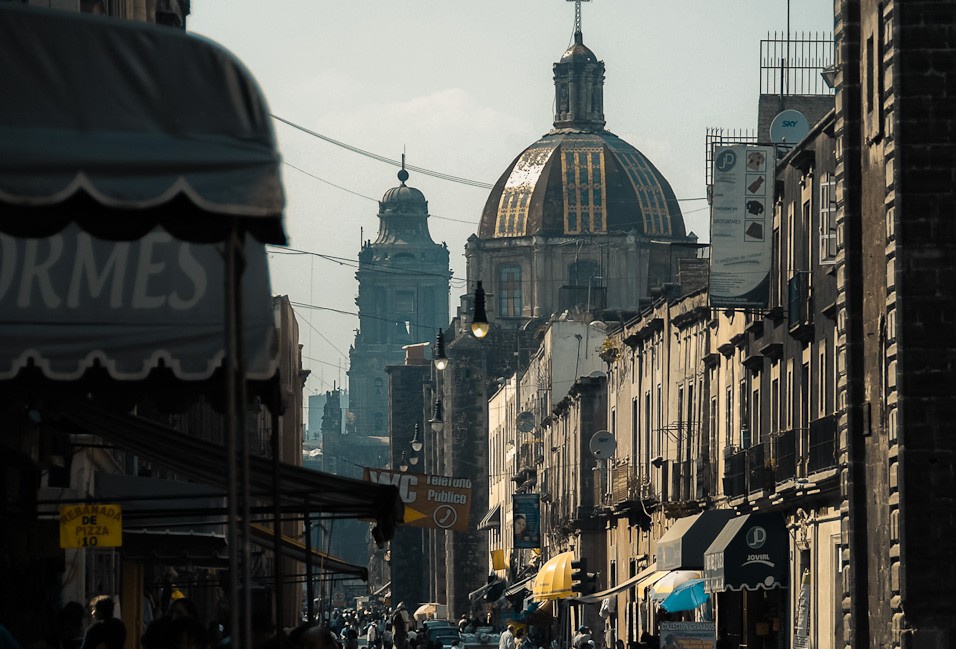 Další cesta vedla do Mexico city 