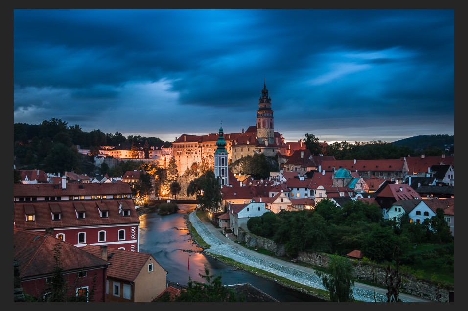 Večerní Český Krumlov