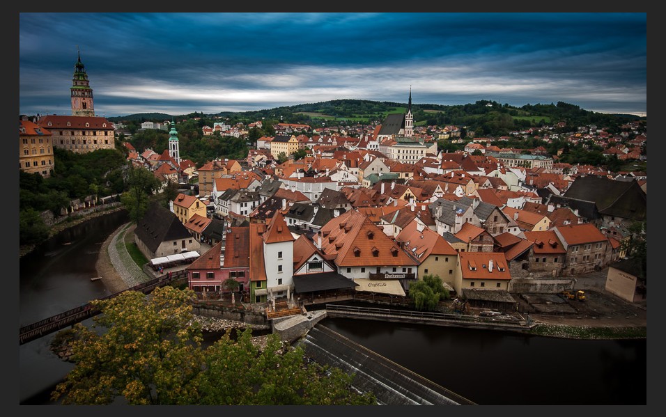 Pohled na Český Krumlov