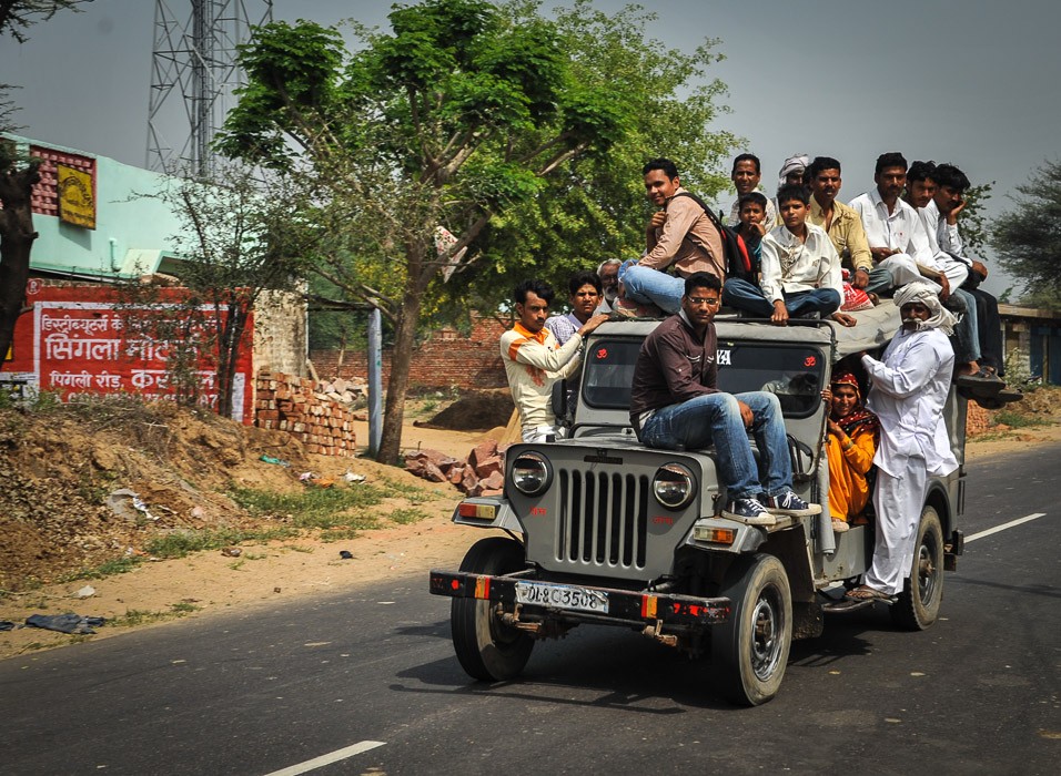 Normální indický taxík