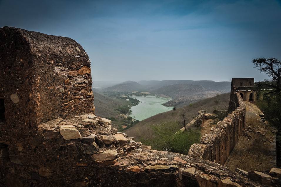 Pohled z pevnosti Táragarh