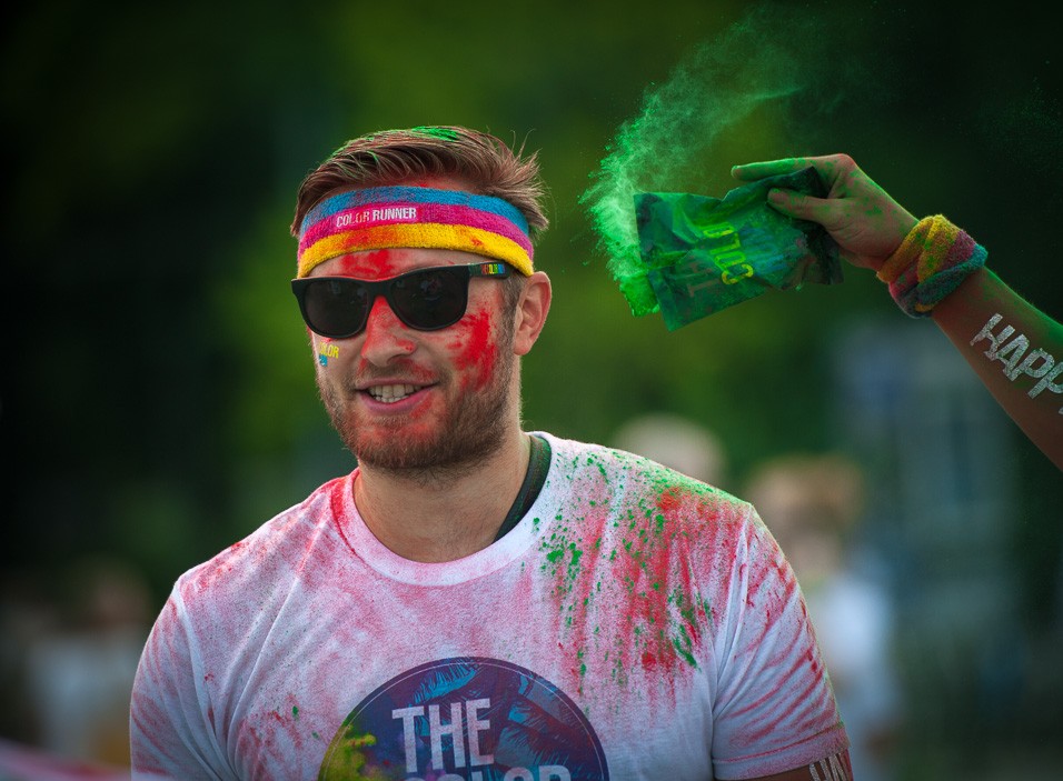 Přípravy na The Colour Run