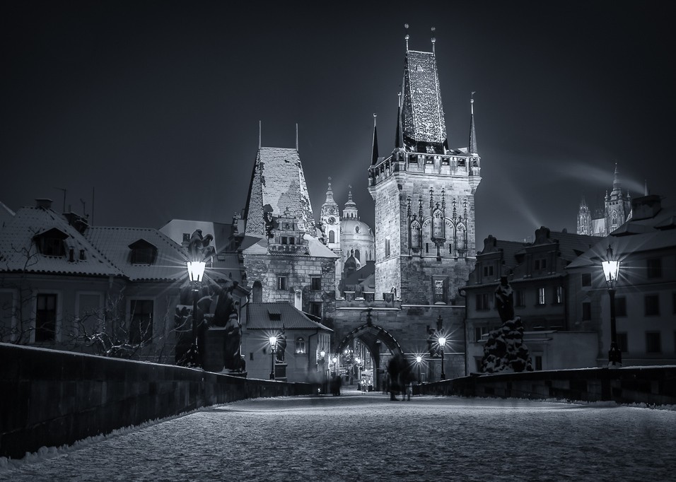 Sněží a sněží i v Praze