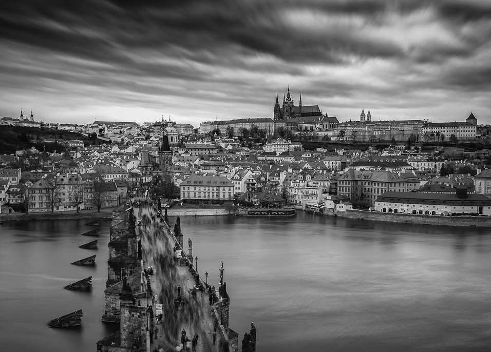 Pražský hrad a Karlův most