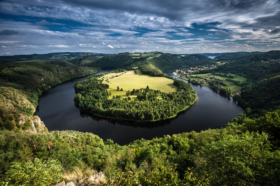 Meandr řeky Vltavy