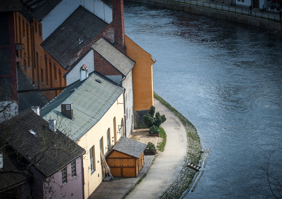 Vltava v Českém Krumlově