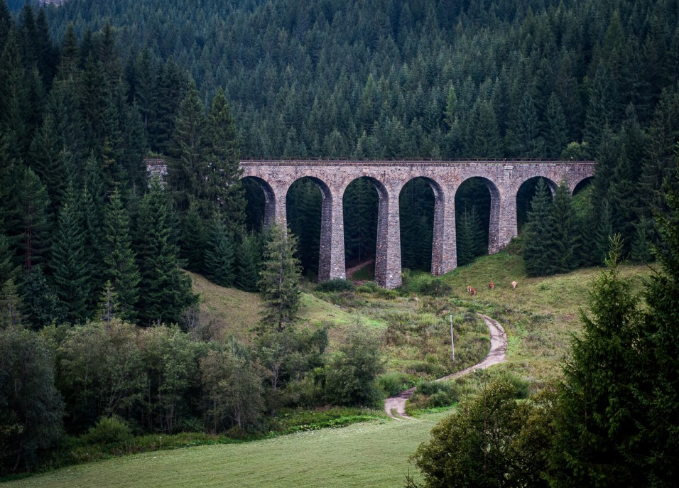 Viadukt v Nízkých Tatrách