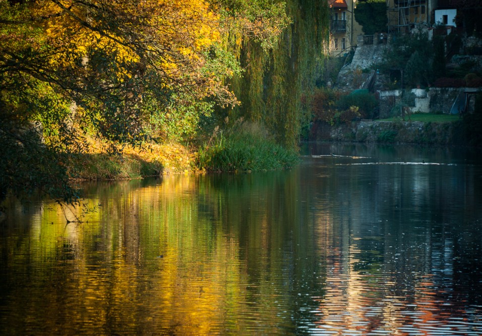 Vltava v Českém Krumlově