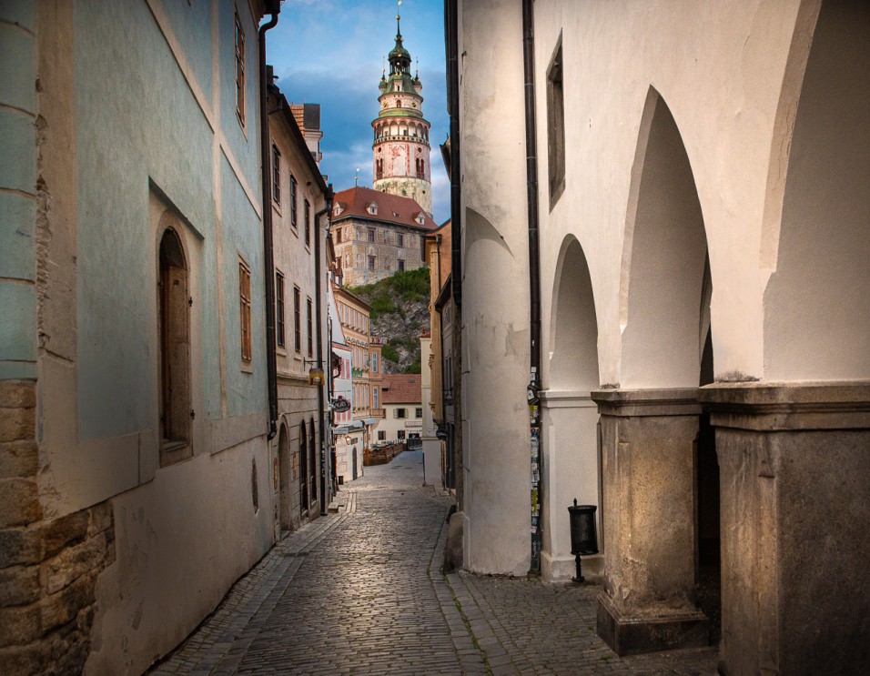 Prázdný Český Krumlov