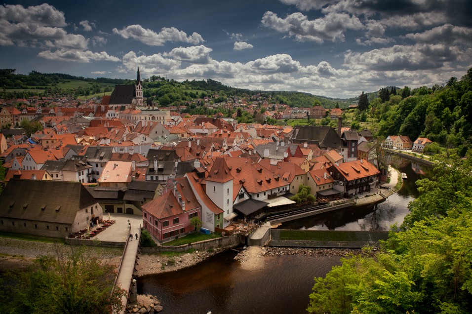 Další pohled na Krumlov