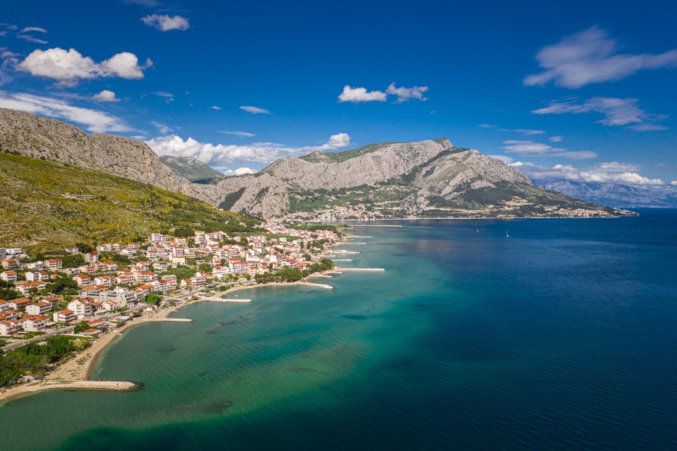 Omiš z dronu