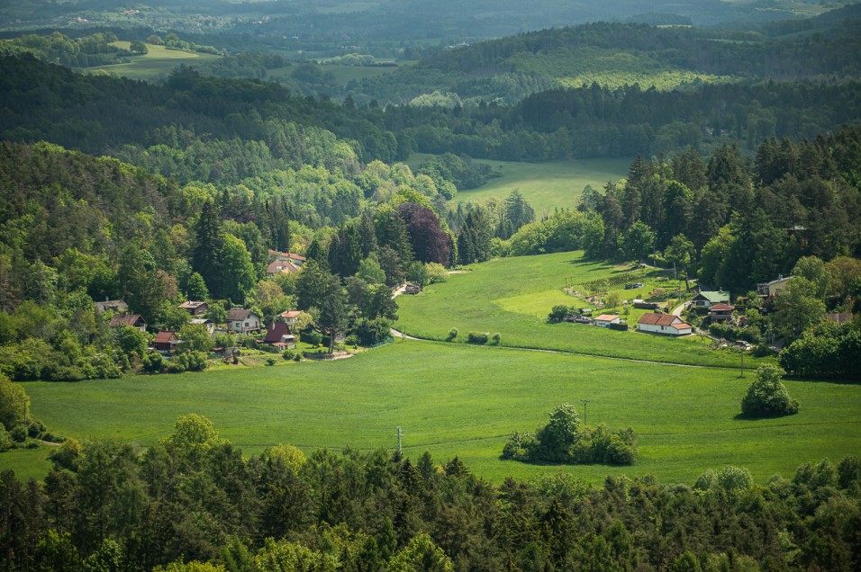 Pohled z rozhledny