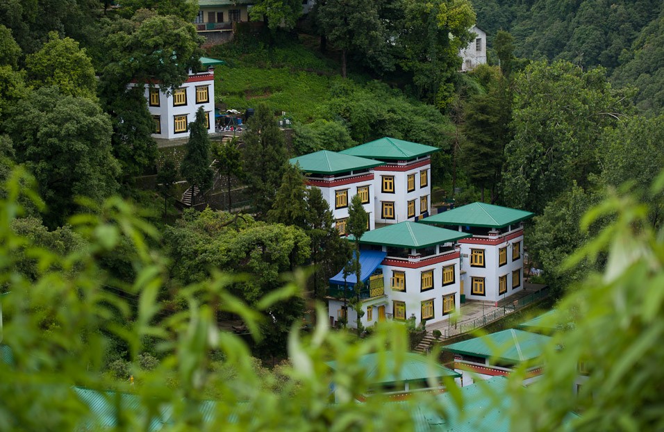 Tibetské baráčky v Mussoorii