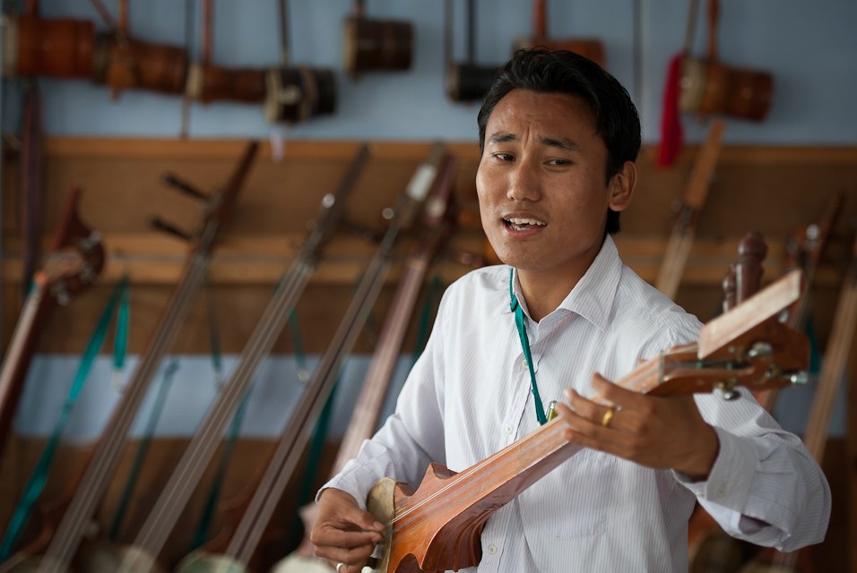 Tibetský učitel hudby