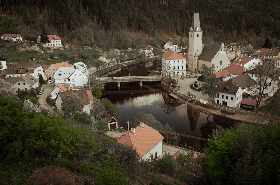 Vyhlídka na Rožmberk