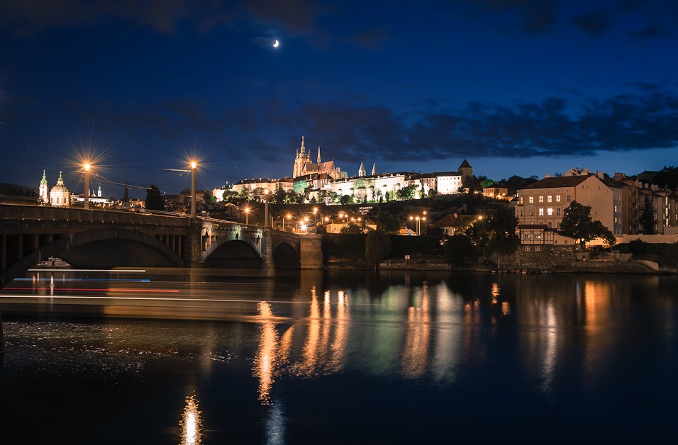 Noční focení Pražského hradu