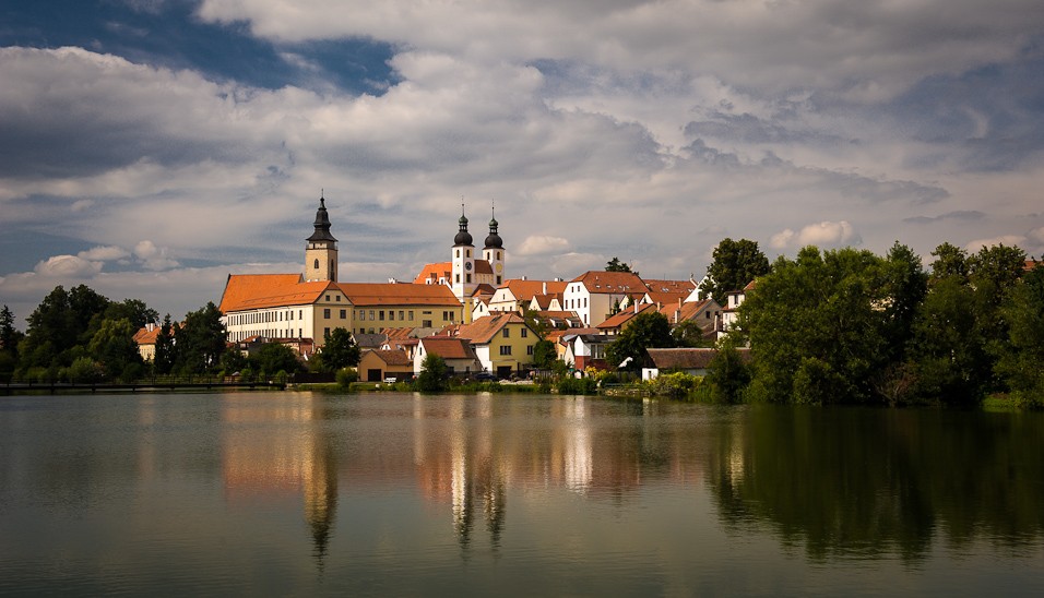 Pěkné městečko Telč 