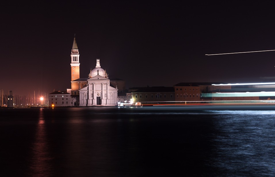 pohled na kostel san giorgio maggiore