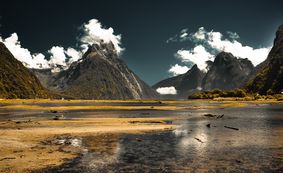 Klasické foto z Fiordlandu