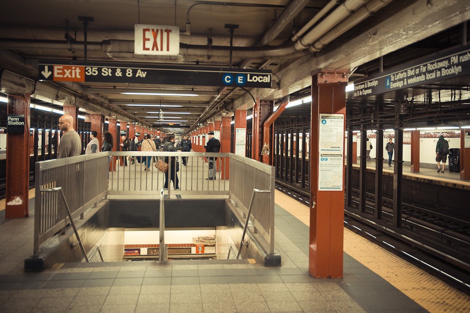 New York první zkušenost z metra