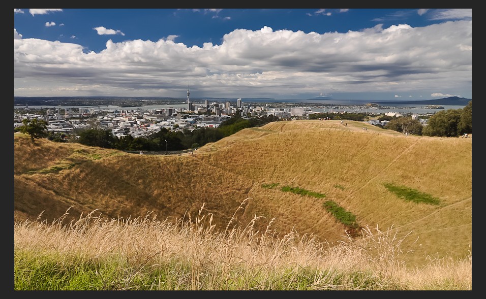 Mount Eden a výhled na město