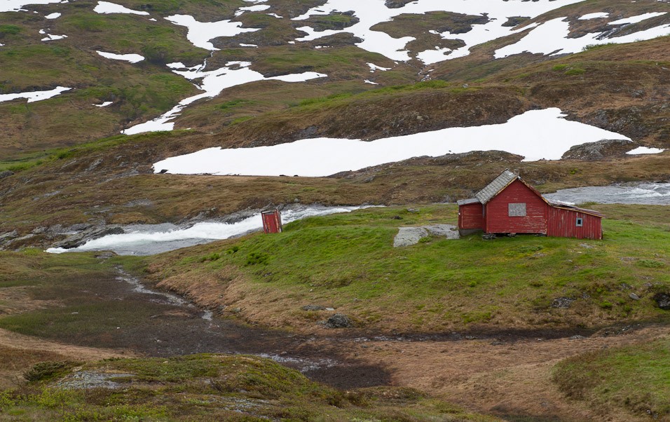Kadibudka v norských horách