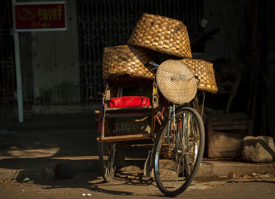 Kolo je základ dopravy v Barmě