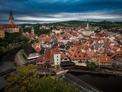 Pohled na Český Krumlov