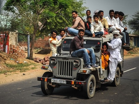 Normální indický taxík