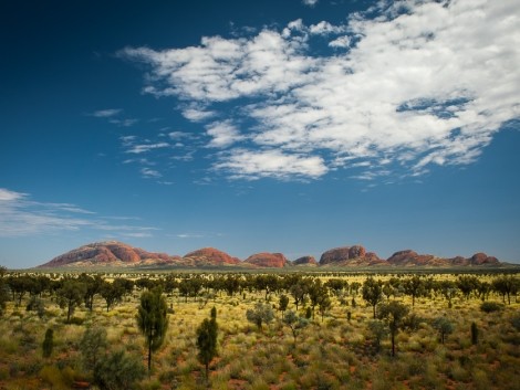 Kata Tjuta hned vedle Uluru 