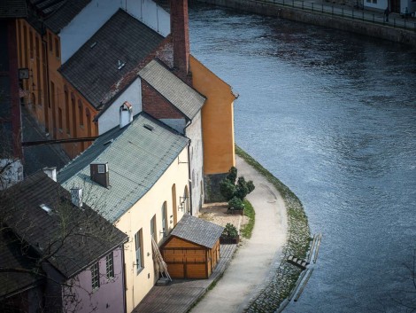 Vltava v Českém Krumlově