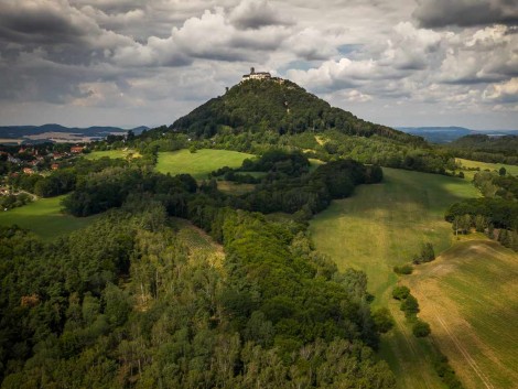 A ještě Bezděz z dronu