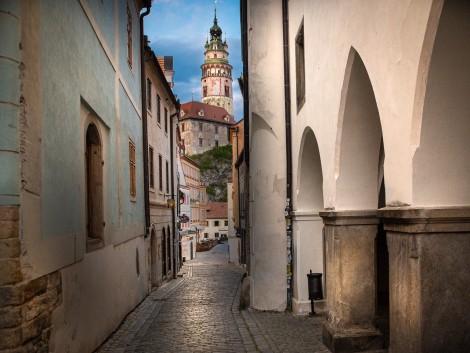 Prázdný Český Krumlov