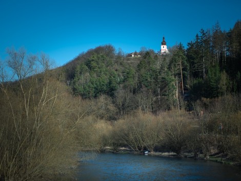 Pohled na kostel sv. Klimenta