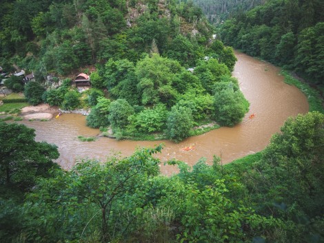 Meandr řeky Sázavy