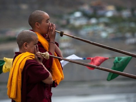 Tibetské dlouhé trubky