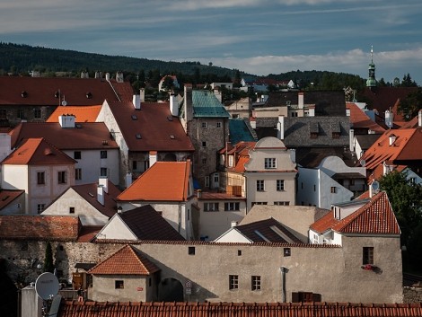 Střechy Českého Krumlova