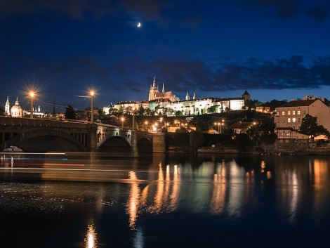 Noční focení Pražského hradu