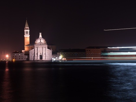 pohled na kostel san giorgio maggiore