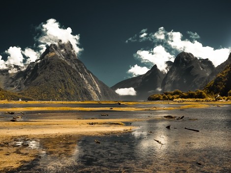 Klasické foto z Fiordlandu