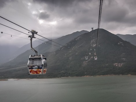 Lanovkou na chek lap kok