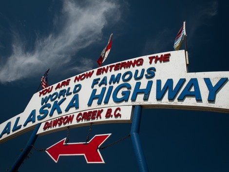 Najeli jsme na Alaska Highway